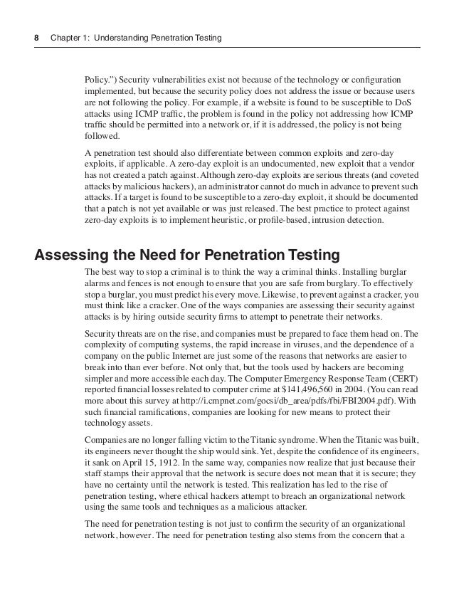 Penetration testing policy Aidra fox handjob